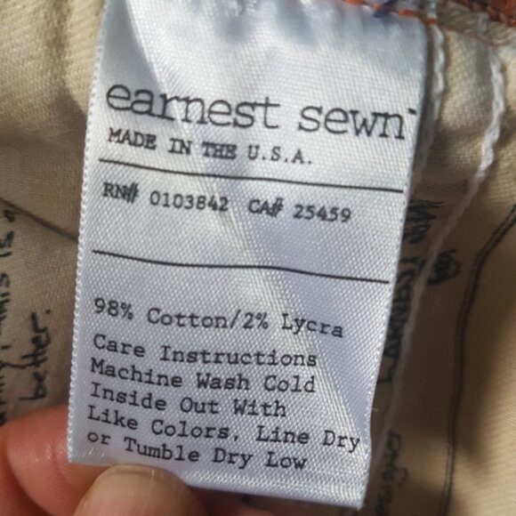 Eernest Sewn Ali 267 Boot Cut Low Rise Denim Jean Medium Wash Sz 26 - Picture 11 of 14